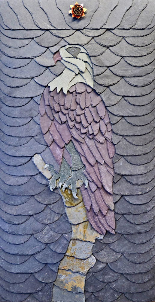 PRIOrnamentHWK202001 168a Adler Weißkopfseeadler sitzend